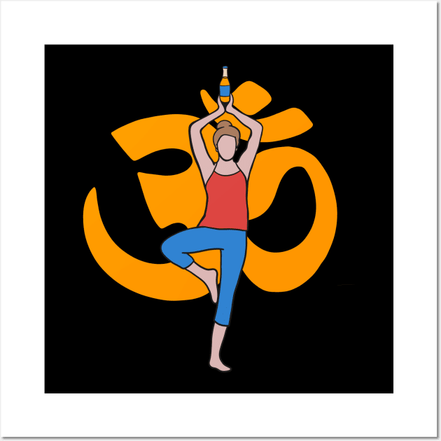 Beer Yoga Refined Wall Art by isstgeschichte